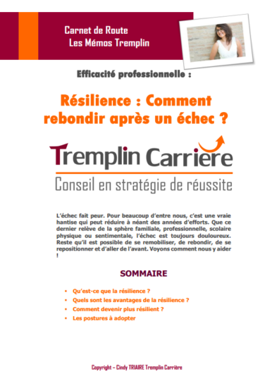 Comment rebondir après un échec ? Boutique Tremplin Carrière visuel 1