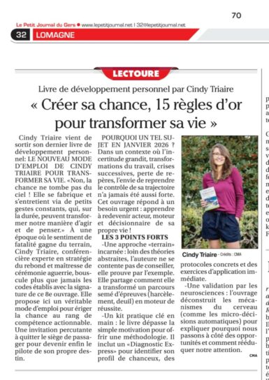 image article dans Le Petit Journal du Gers